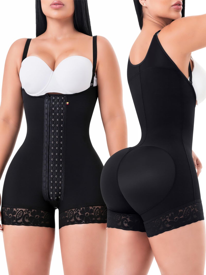 Sonryse Stage 2 Faja Shapewear for Women | Tummy Tuck Compression Garment & Post Surgery Compression Garment | Fajas Colombianas Moldeadoras Black L - Image 1